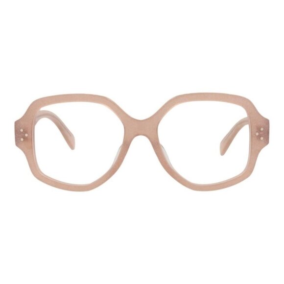 Celine Womens Square/Rectangle Pink Pink Transparent Fashion Designer Eyewear - Picture 1 of 4
